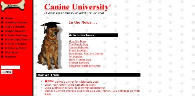 موقع جامعة الكلاب