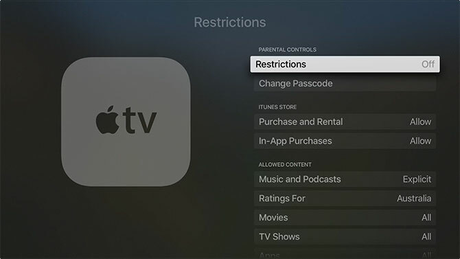 كيفية إعداد واستخدام قيود Apple TV الخاصة بك