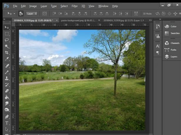 إزالة كائن أداة Photoshop Clone Stamp Tool