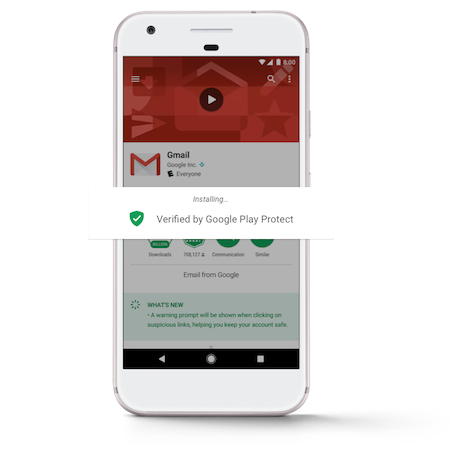 لقطات المنتج من Google Play Protect 2