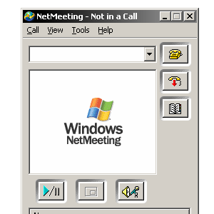أنا أقلب قبعتي إليك ، مقدمة Microsoft NetMeeting netmeeting