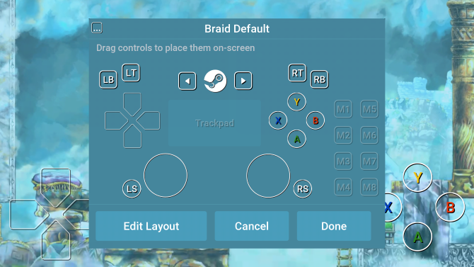 التحكم في Steam-Link-Control-Layout