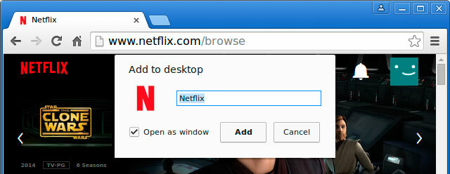 كيفية مشاهدة Netflix أصلاً على Linux - الطريقة السهلة netflix في الكروم تضيف إلى مربع حوار سطح المكتب netflix على لينكس بطريقة سهلة muo