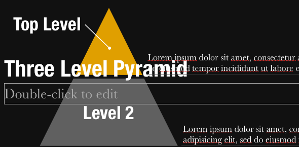 إنشاء عروض تقديمية احترافية في دقائق باستخدام Slidevana لـ PowerPoint و Keynote [الهبة] PyramidDiagram