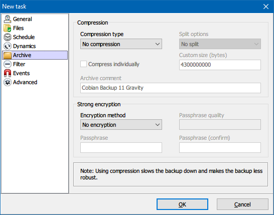 نسخ احتياطي ودليل استعادة Windows windows cobian backup 5