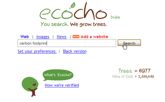 10 محركات بحث لمساعدة البيئة ecocho