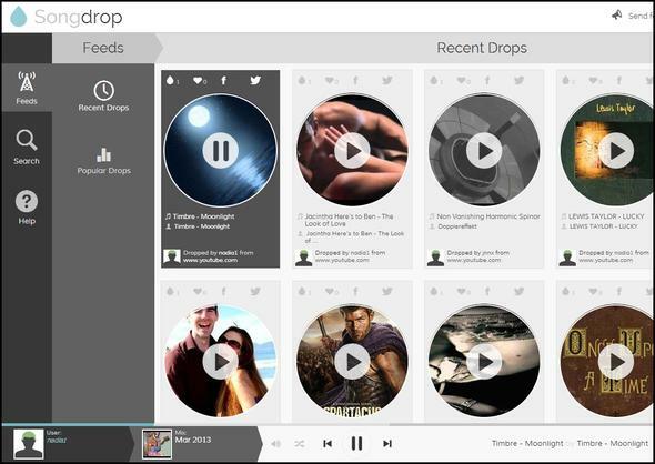 Songdrop: خدمة توفير الأغاني المجانية والمفضلة التي لا تعرفها حتى الآن عن Dropdrop الأخيرة