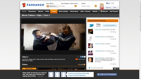 بعض المواقع المفيدة لمساعدتك في روتينك اليومي Fandango