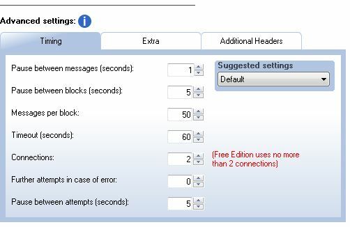 SendBlaster - مدير النشرة الإخبارية دون اتصال لموقع الويب الصغير sendblaster9