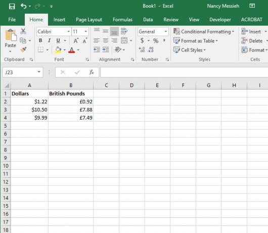 كيفية استخدام رموز العملات المختلفة في خلايا محددة في Excel Excel Currency 4