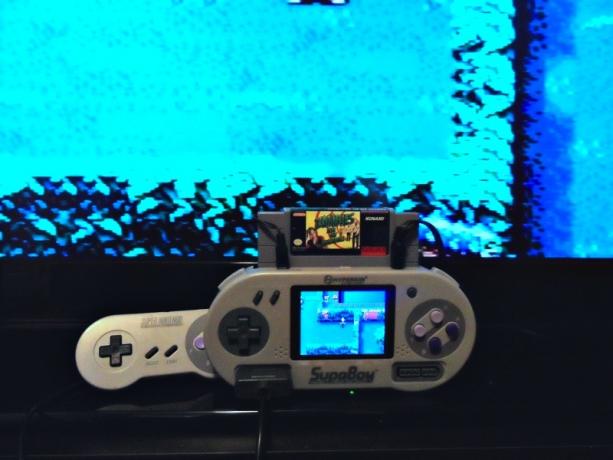 استعراض hyperkin supaboy المحمولة snes