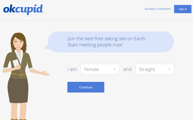 تسجيل الدخول OKCupid