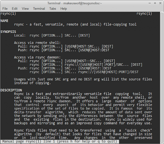 دليل rsync
