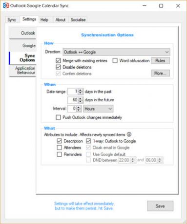 Outlook تقويم Google Sync