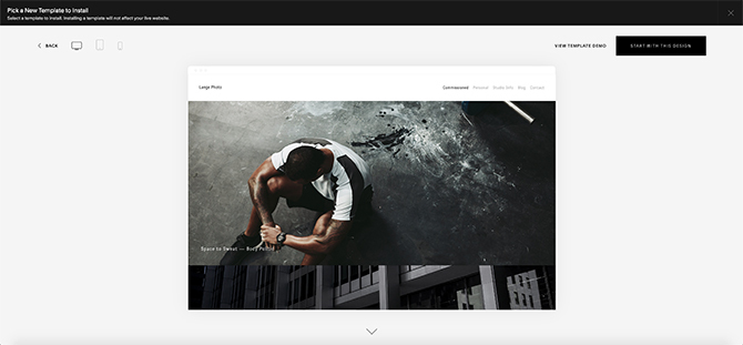 أفضل قوالب Squarespace لانج