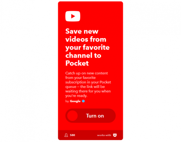 دليل IFTTT النهائي: استخدم أقوى أداة للويب مثل Pro 61IFTTT YouTubeToPocket