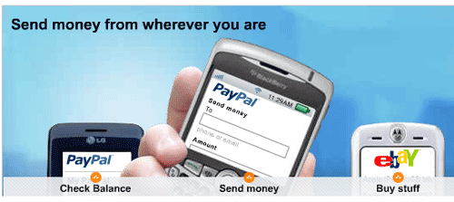 الوصول إلى Paypal من الجوال