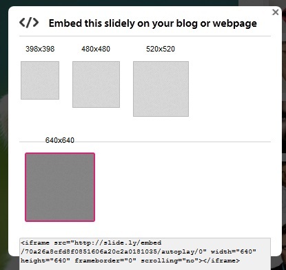 Slidely: قم بإنشاء عروض شرائح موسيقية بسهولة من صورك الموجودة على الإنترنت Embed1