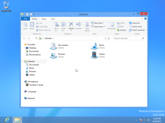 Windows 8 قيد الاستخدام اليومي: كيف يبدو الأمر حقًا؟ muo w8ok سطح المكتب