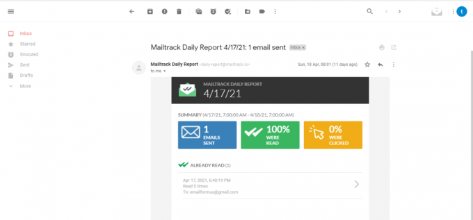 MailTrack لـ Gmail