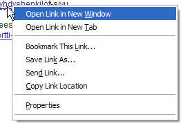 كيفية إزالة خيار "فتح في نافذة جديدة" في فايرفوكس opennewwindow
