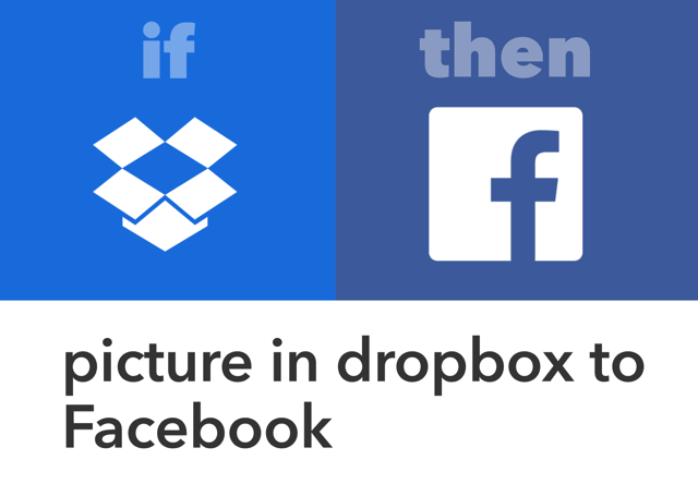 Dropbox-facebook-ifttt