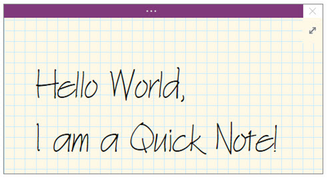 ملاحظات سريعة على ميزة onenote