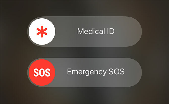 وضع iOS للطوارئ SOS