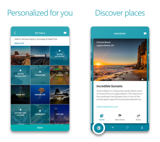 الرحلات - تطبيق Microsoft Travel