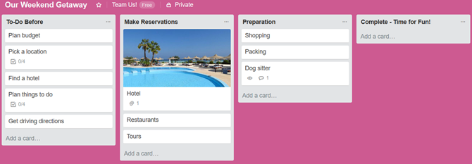 نصائح trello الحب مواعيد الرومانسية