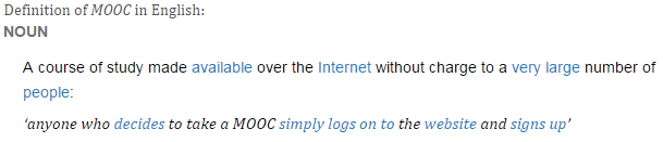 تعريف MOOC