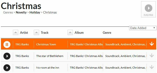 أرشيف الموسيقى الحرة (FMA) قائمة تشغيل موسيقى عيد الميلاد