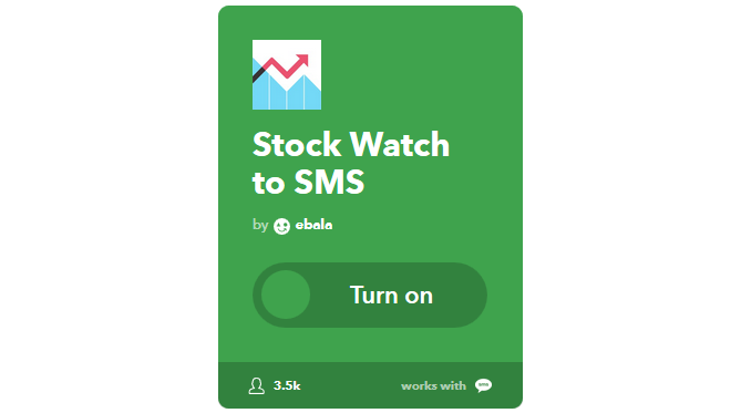 دليل IFTTT النهائي: استخدم أقوى أدوات الويب مثل Pro 17IFTTT StockWatchToText