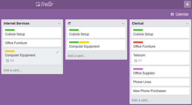 Trello Online أداة إدارة المشاريع