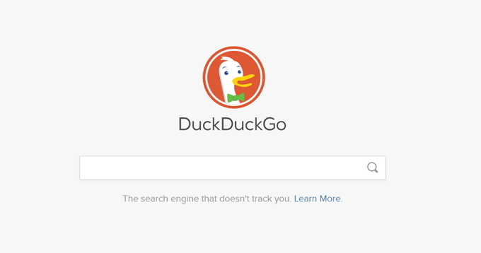 الدليل الكامل لتحسين أمانك على الإنترنت والدفاع عن خصوصيتك DuckDuckGo Screenshot