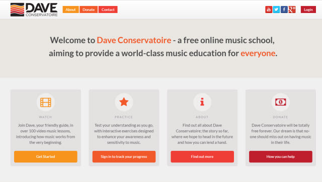 موقع التعلم الإلكتروني - Dave Conservatoire