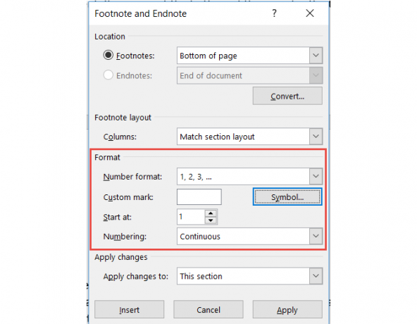 الدليل البسيط لعلامة التبويب مراجع Microsoft Word MSWord Footnoteformat