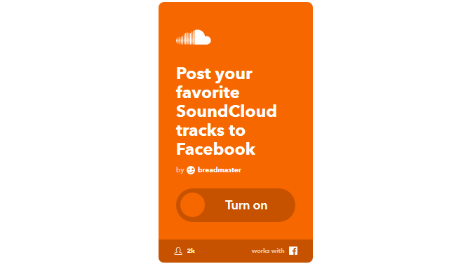 دليل IFTTT النهائي: استخدم أقوى أداة للويب مثل Pro 39IFTTT SoundcloudLIkesToFB