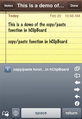 hclipboard1 hclipboard - تطبيق نسخ اي فون