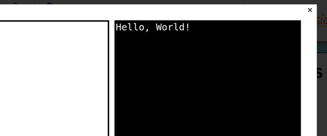 إخراج النص الأساسي للعبة Hello World