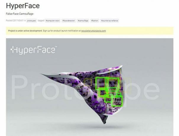 تجنب التعرف على الوجه - HyperFace