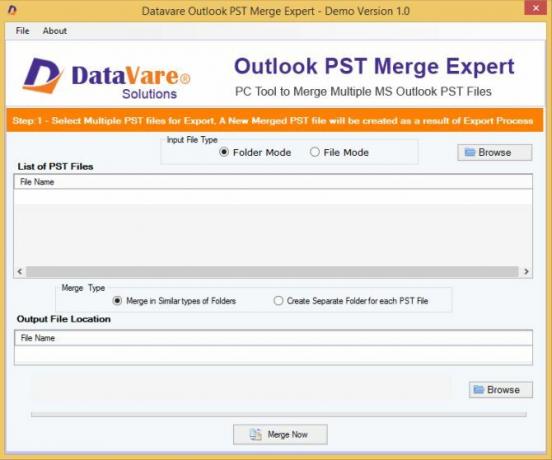 كيفية دمج ملفات Microsoft Outlook PST: 5 طرق سهلة النظرة pst دمج datavere pst دمج