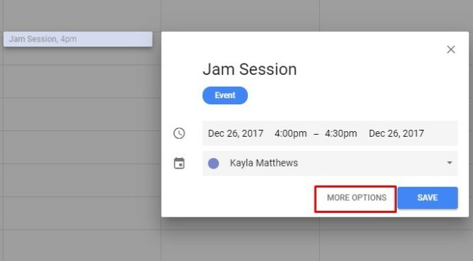 جلسات Jam وإنتاجية تقويم Google