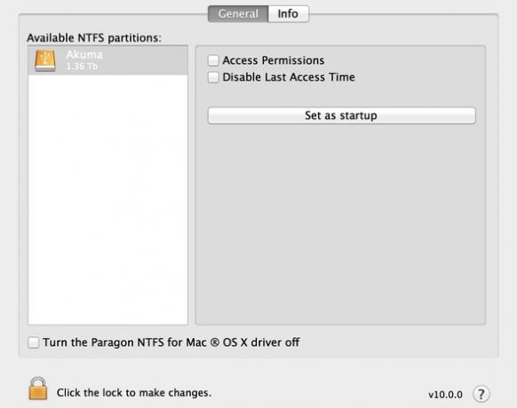 Paragon NTFS لـ Mac OS X مراجعة تفضيلات المثل 2 xn