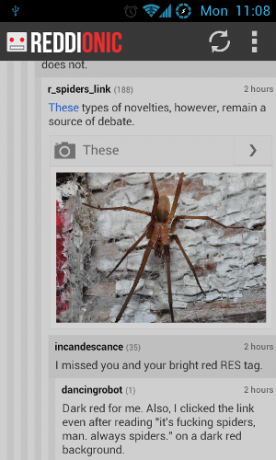 تطبيق android reddit