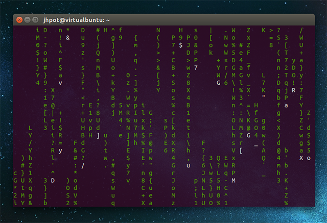 إخراج cmatrix