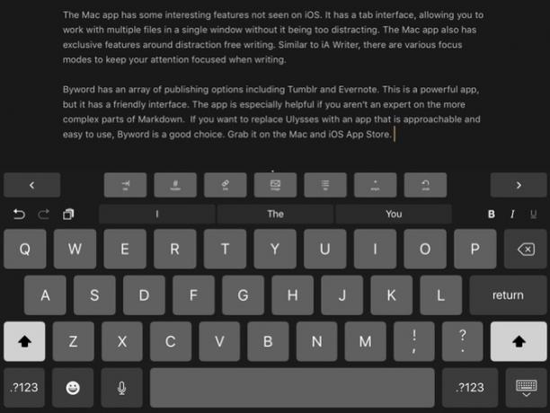 byword ماك ios التطبيق