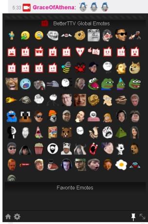 قائمة BTTV Emotes