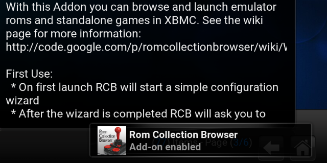 mEnabled متصفح Kodi ROM Collection
