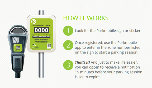 Parkmobile - كيف يعمل